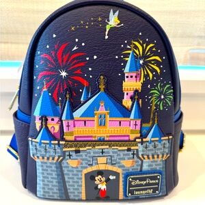 NWT Disneyland Loungefly Sleeping Beauty Castle Backpack